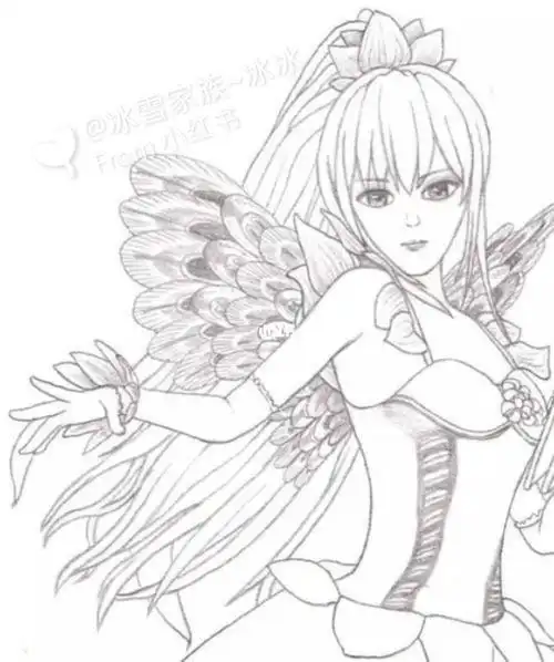 有趣简笔画教程75叶罗丽15菲灵画法叶罗丽简笔画教程菲灵怎么叶罗丽