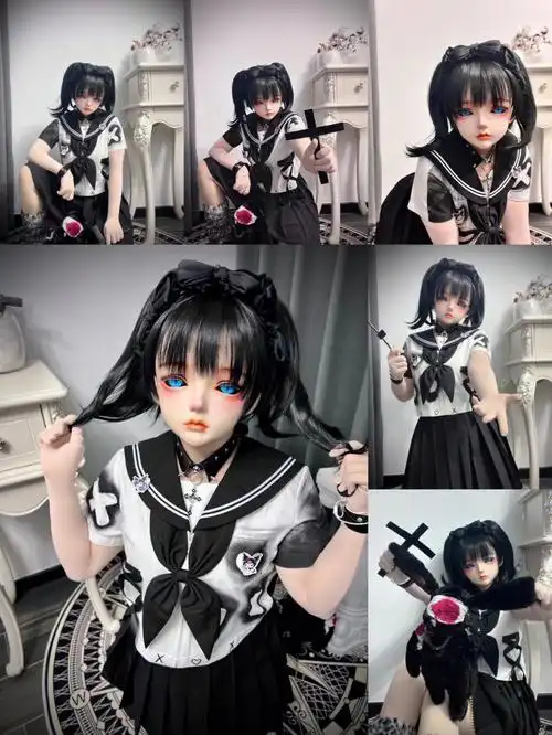 包/水手服|@兔斯基原创jk工作室头壳|#dollkii鹿间集  南烛#kigurumi