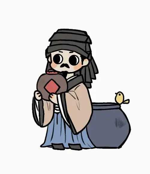 最近画了点陶渊明qq人( 07▽.