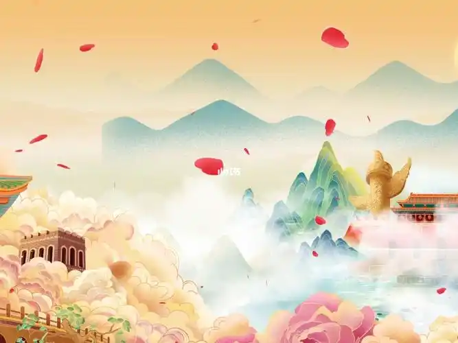 少年中国说朗诵背景视频演讲视频背景