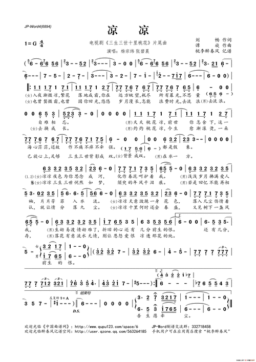 凉凉数字简谱_凉凉钢琴数字简谱