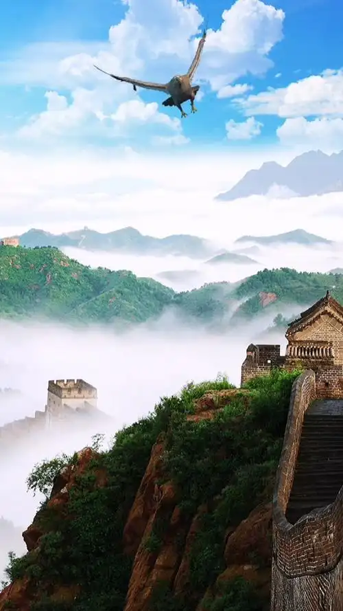 带上全民去旅行#世界七大奇迹之首中国的万里长城究竟有多长,有朋友