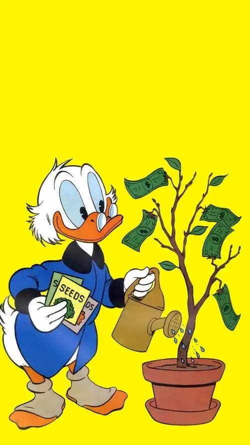 唐老鸭上一图集:壮丽优美的火山风光下一图集:可爱卡通豆酱萌鸭背景图