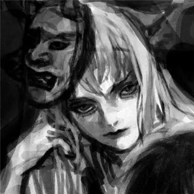 重口味头像女恐怖动漫头像