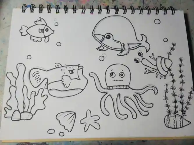 海底世界――线描