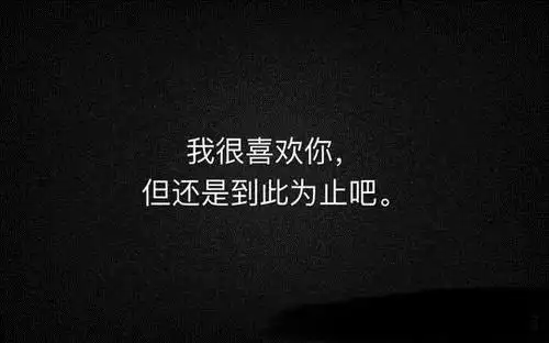 抖音全剧终很喜欢你但到此为止图片大全v10