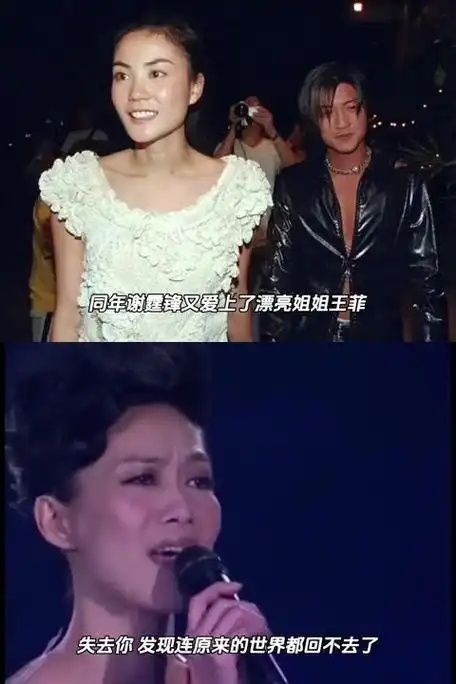 赵学而曾是公司一姐,星途坦荡,却在巅峰期遇到比她小8岁的谢霆锋,导致