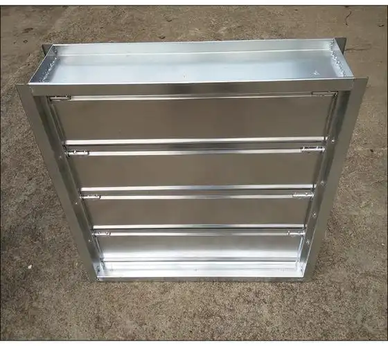 方形风管止回阀304镀锌板气动调节阀 防止回风逆流单向电动止回阀