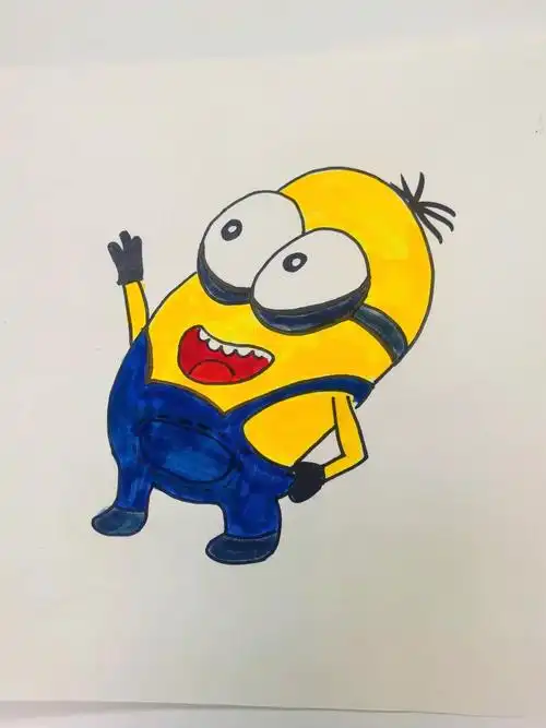 小黄人简笔画来袭别再说上手就废