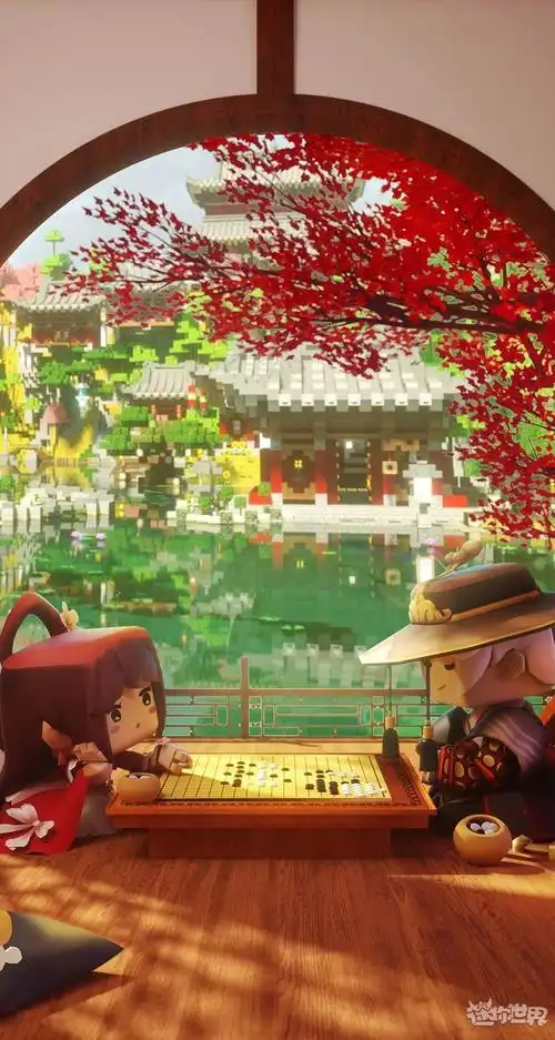 话语系列壁纸出自海报,大范围的萌,小范围的马赛克,很有迷你世界原汁