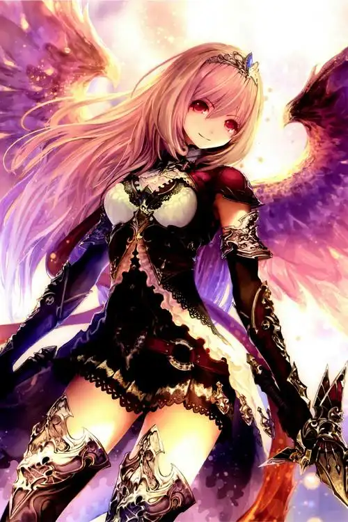 巴哈姆特女主2k竖屏手机壁纸