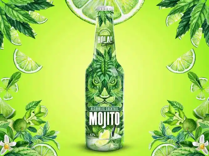 holaespirito鸡尾酒包装设计