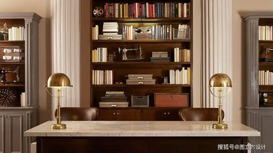办公室书柜设计效果图大全:打造高效与美观并存的办公环境_风格_企业