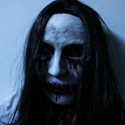 节恐1怖道具鬼屋密室逃脱剧本1杀装扮男女1鬼脸化妆舞 恐怖血泪鬼脸