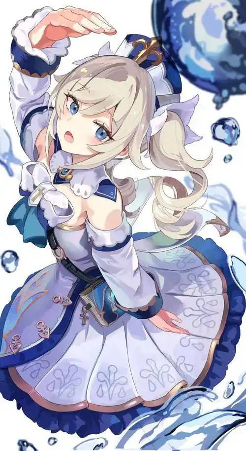 原神美图18芭芭拉冲鸭