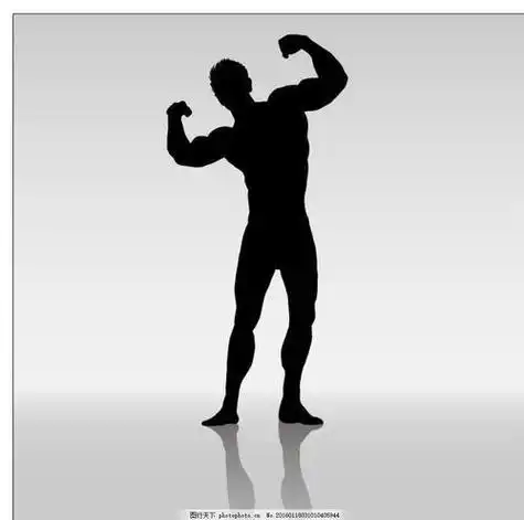 拿健身照做头像的男人可爱情侣头像