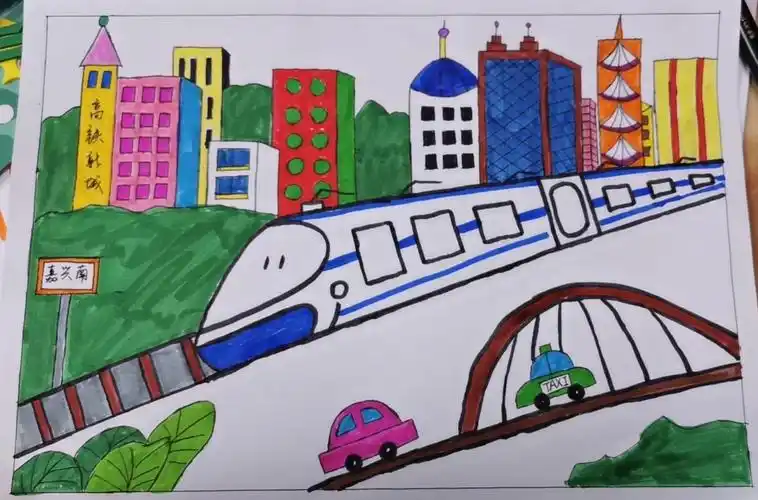 "童心抗疫,手绘助力"之中班组绘画作品展示