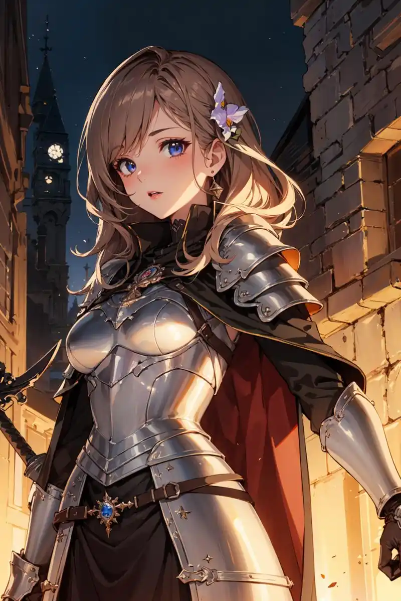 随便发发老库存.盔甲美女#二次元# #美女# #动漫头像和壁纸