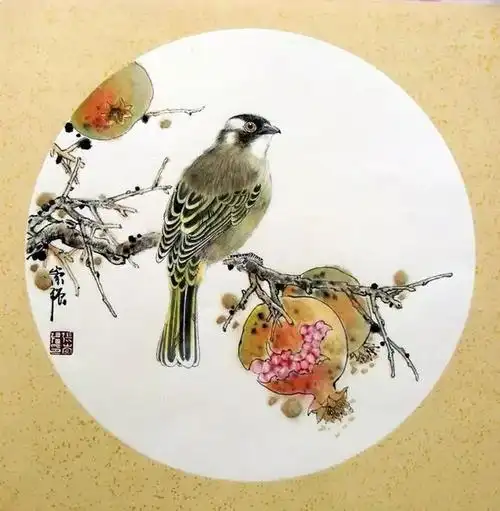 20幅珍藏级工笔花鸟小品画——画家张崇强作品