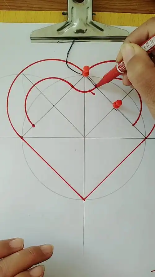 木工装修图册每天更新中#新型爱心爱心画法