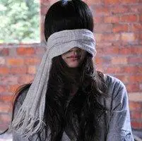 清新女生蒙住眼睛图片唯美头像