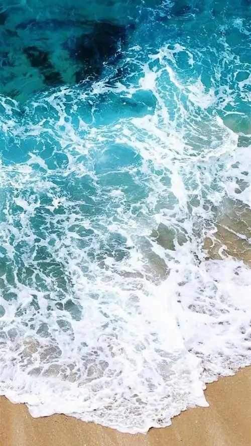 碧海蓝天沙滩,高清图片,手机锁屏桌面-壁纸族