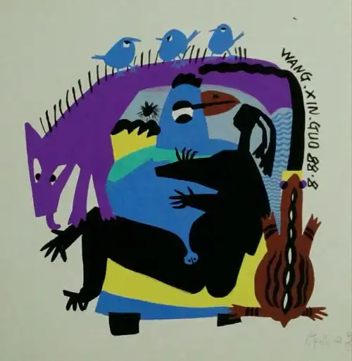 艺术家王新国(现代装饰画作品欣赏)