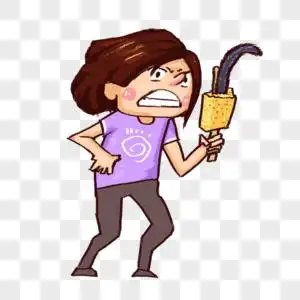 女生笑狰狞的女生素材