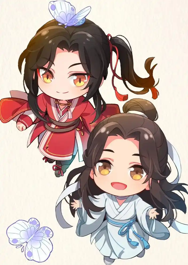 天官赐福谢怜花城q版|花怜合体q版|简笔画详细过程 #画画  - 抖音