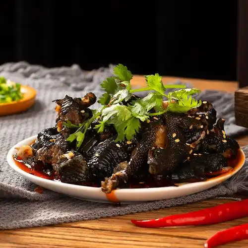 鸡爪麻辣乌鸡柠檬柠檬酸酸辣无骨凤爪即食熟食鸡肉零食