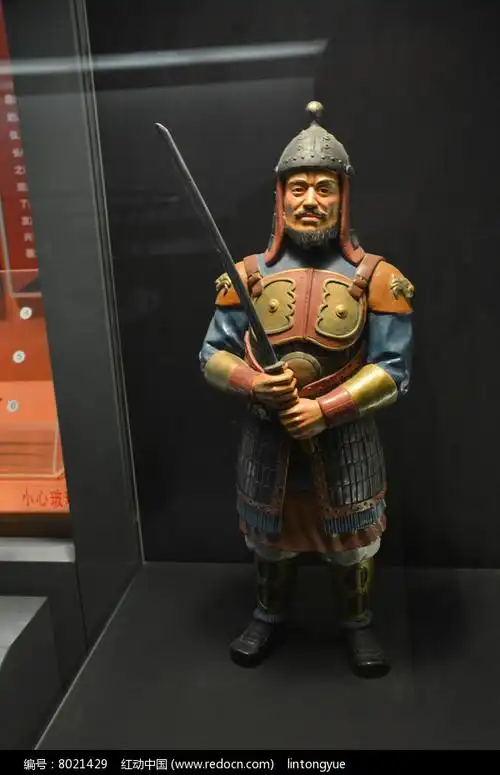 雕像唐朝士兵