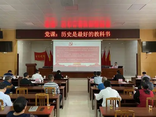 地派镇开展党史学习教育专题党课