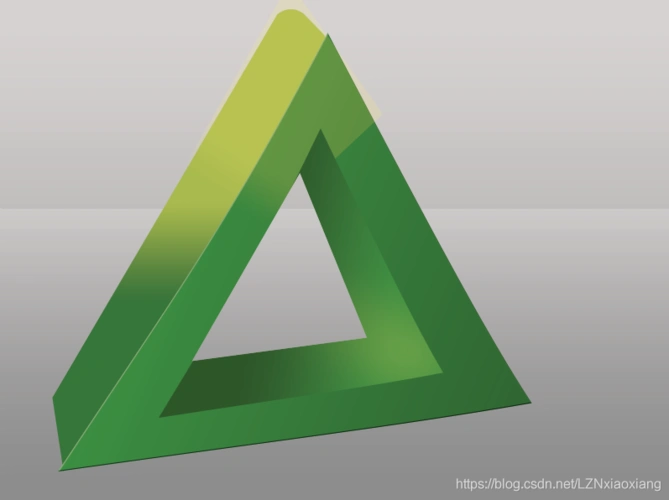 用ps制作三维三角形立体logo