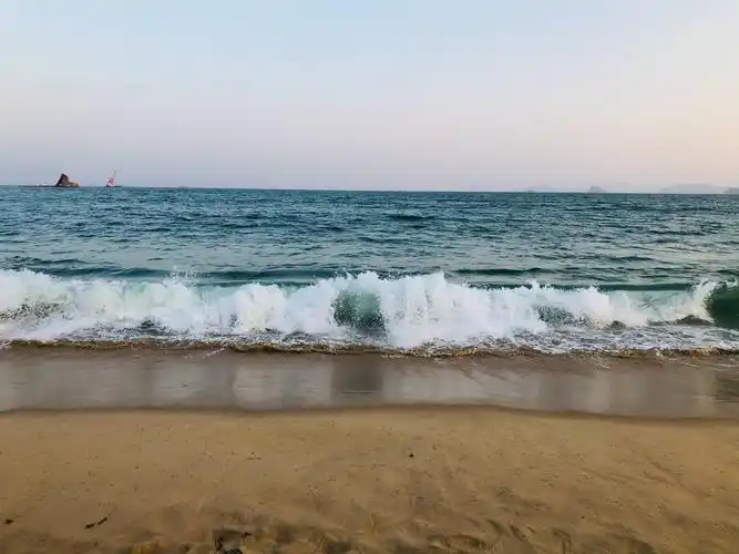 海是一座没有墙的城,摄于深圳大梅沙海滨公园