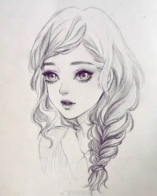 一波美女手绘线稿~ 插画师:myzucass(转)via @插画师精选