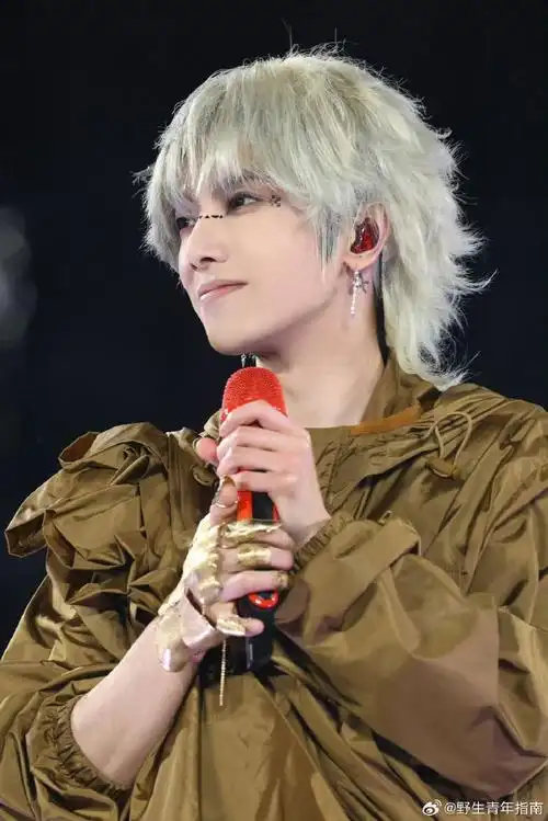 华晨宇宠爱粉存货照##华晨宇黑超西装