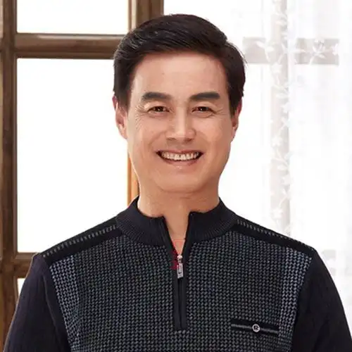 中老年真人发丝男士假发假发男帅气自然逼真老年假发自然短发