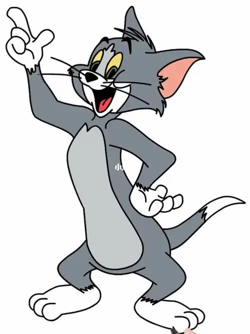 怎样画汤姆猫简笔画猫和老鼠绘画