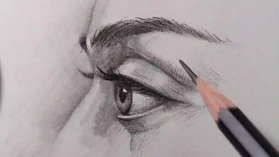 【绘画】素描侧面眼睛画法