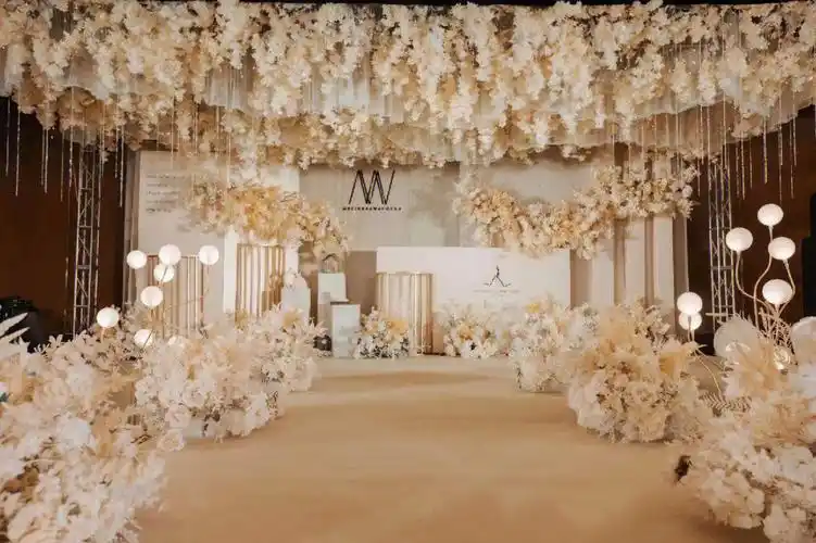 香槟色婚礼布置