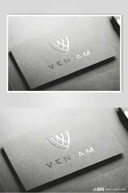 时尚高端logo样机贴图效果图素材