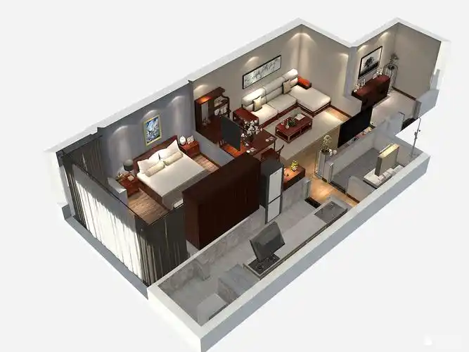 ***杰3d装修设计案例 - 室内装修设计师 - 每平每屋·设计家