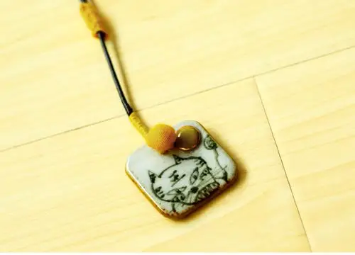 森宿 胡须~2014秋装新款复古小老虎图案手工项链 2433005 文艺复古风