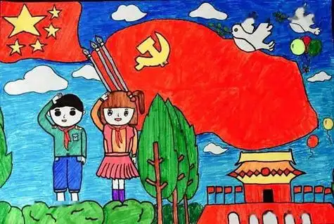 2022年 童心绘梦想 我和我的祖国 滨海新区少儿爱国主义主题绘画作品