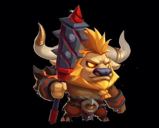 画风:欧美卡通适用:手游(网易)#绘画  #游戏原画  #网易游戏  #牛魔王