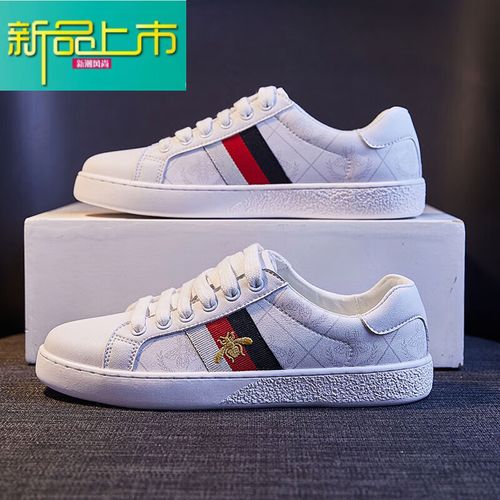 vzvy酷奇· 酷琦 gg欧美大码女鞋41-43小白鞋欧洲站休闲鞋小蜜蜂新款