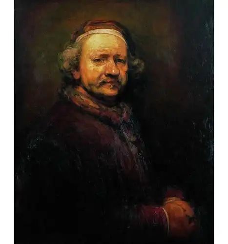 1952) 临伦勃朗自画像 -中国现当代油画雕塑专场(12春拍)- 西泠印社