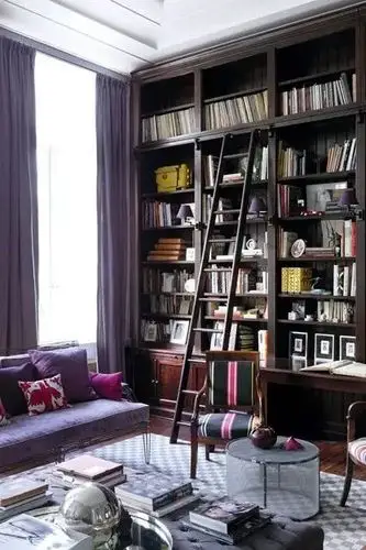 把书吧安装在客厅,给人带来强烈视觉冲击_装修达人_装修头条_齐家网