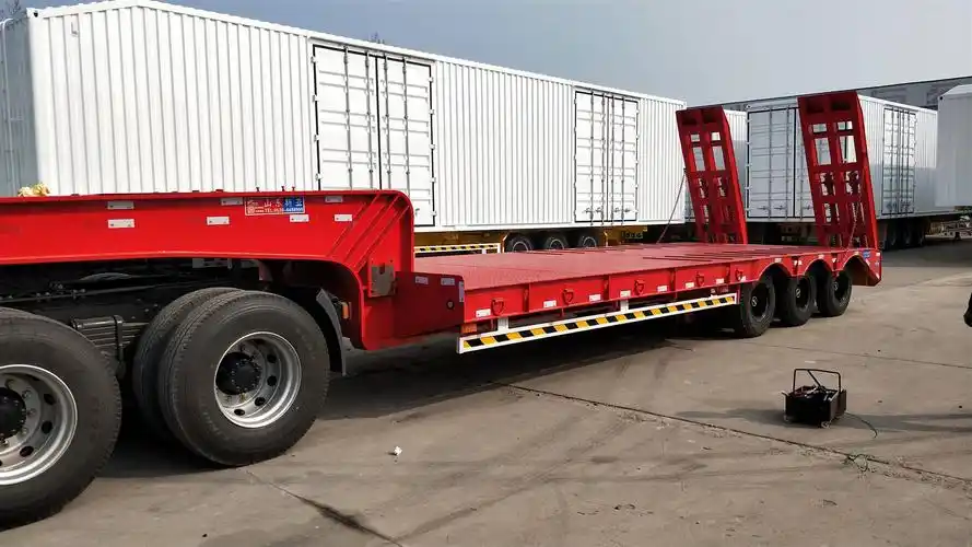 17米5低平板半挂车油耗 低平板半挂车保养 厂家报价