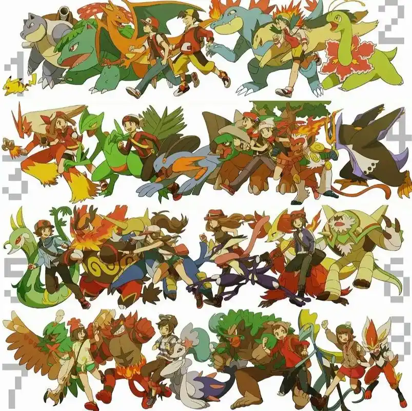 精灵宝可梦御三家.#精灵宝可梦 #御三家 - 抖音